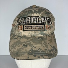 Boys Youth Kids Cabelas Digital Camo Adjustable Hat Cap READ