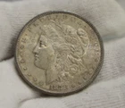 1878 7/8 TF US Morgan Silver Dollar $1 AU (Toned)