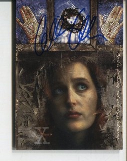 X FILES GILLIAN ANDERSON HAND SIGNED AUTOGRAPHED #274