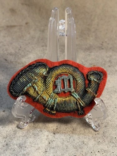 Rare Civil War U.S. Marine Corps Bullion Cap Badge, Model 1858 By John A. Baker