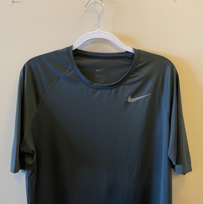 Nike Pro Dri-FIT Short-Sleeve Fitted Compression Shirt (Gray) - New! | sz XL