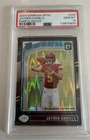 2024 Panini Donruss Optic - Rated Rookie Jayden Daniels #248 Purple Shock Prizm