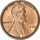 New Listing1909 VDB 1C Lincoln Wheat Cent Choice AU K19378