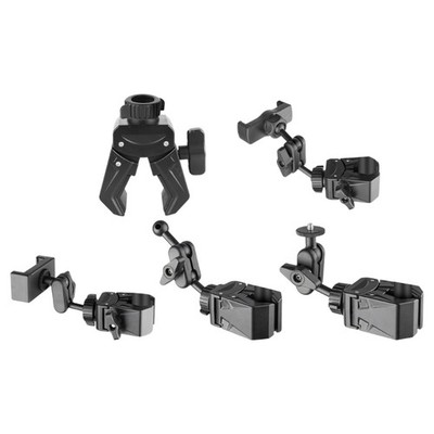 Versatile Mobile Phone Clamp Stand With 17mm Ballhead And Secure Clip Holder
