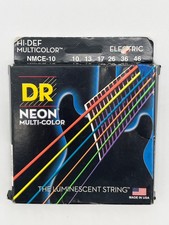Dr Neon Hi-Def Multicolor Electric Guitar Strings NMCE-10 Made In USA Corrosio