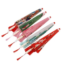 THY COLLECTIBLES Classic Chinese Art Asian Style 22" Kids' Size Silk Parasol...