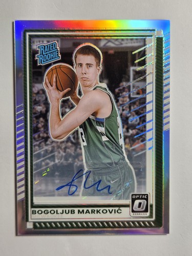 Bogoljub Markovic [Holo Optic Autograph] #34 2025 Panini Donruss card