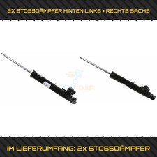2X SACHS STOSSDÄMPFER HINTERACHSE LINKS + RECHTS FÜR AUDI Q5 8RB 2.0 TDI QUATTRO