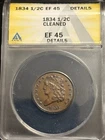 Photo of a 1834 Classic Head Half Eagle from an eBay listing that sold on Jul 14, 2026