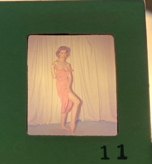 Stereo 3D 1950's Slide Woman Model Rare Old Vintage Realist 11965 S164
