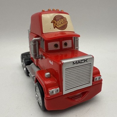 Mack the Semi Truck Cab Disney Pixar Cars Diecast Deluxe 1:55 #1569 Rust-eze Red