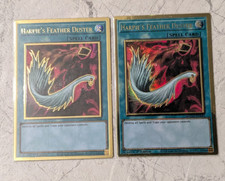 Yu-Gi-Oh Harpie's Feather Duster x2 , Premium Gold Rare, MAGO, LP