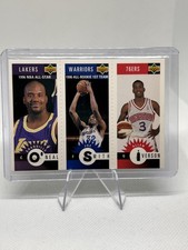 1996-97 Collectors Choice Shaq/Smith/Iverson Mini-Cards Panels #M132/M117/M152
