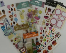 FUN Jolee's Boutique Vintage Stickers NIP -Theme: Fun Foods & Beverages CHOOSE