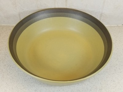 Arrow Stone Apache Gold Japan Stoneware Round Bowl 9.5'' Dark/Medium Green Bands