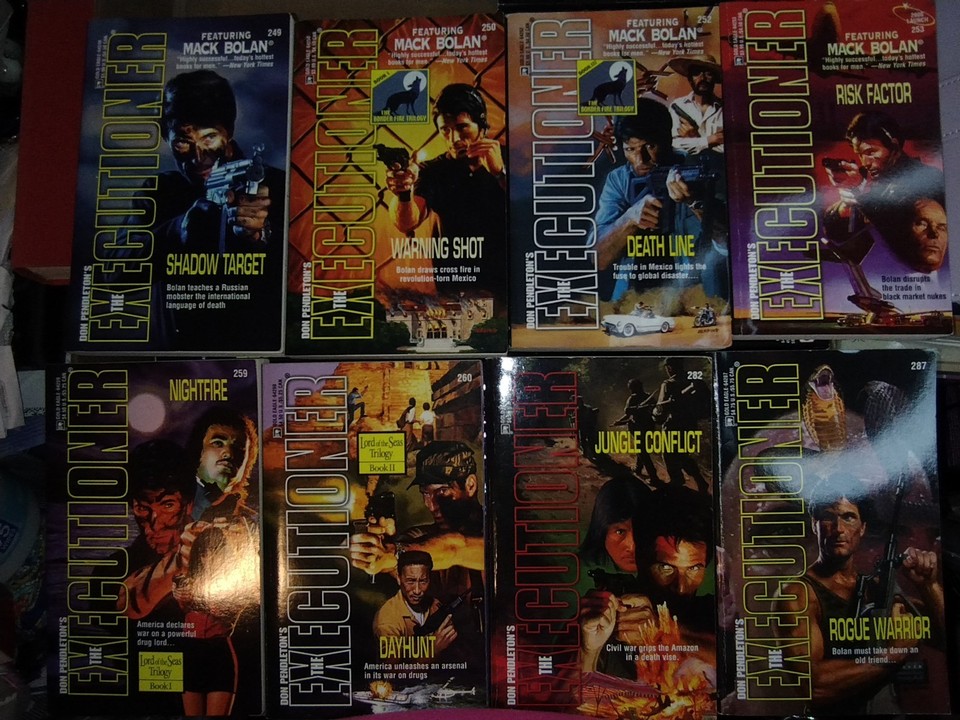 The Executioner Book Lot 66 Books Don Pendleton Various Titles From ...