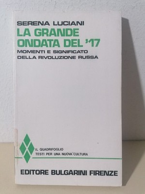Die große Welle des 17. Buches Serena Luciani Russische Revolution Bulgarin 1974