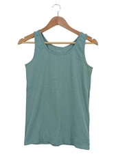 CECIL Top Femme Turquoise Basic Coton Bio (EU 40, INT L)