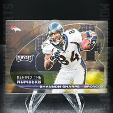 2021 Playoff Football - Shannon Sharpe - BEHIND THE NUMBERS #BTN-SSH MINT