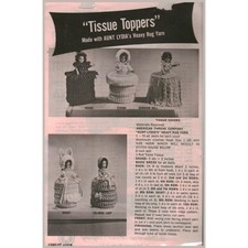 Vintage Aunt Lydias Tissue Toppers Crochet Pa...