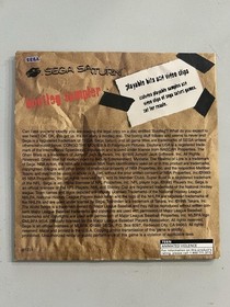 Sega Saturn: Bootleg Sampler &bull; Game Disc & Cardboard Sleeve - Tested- Authentic
