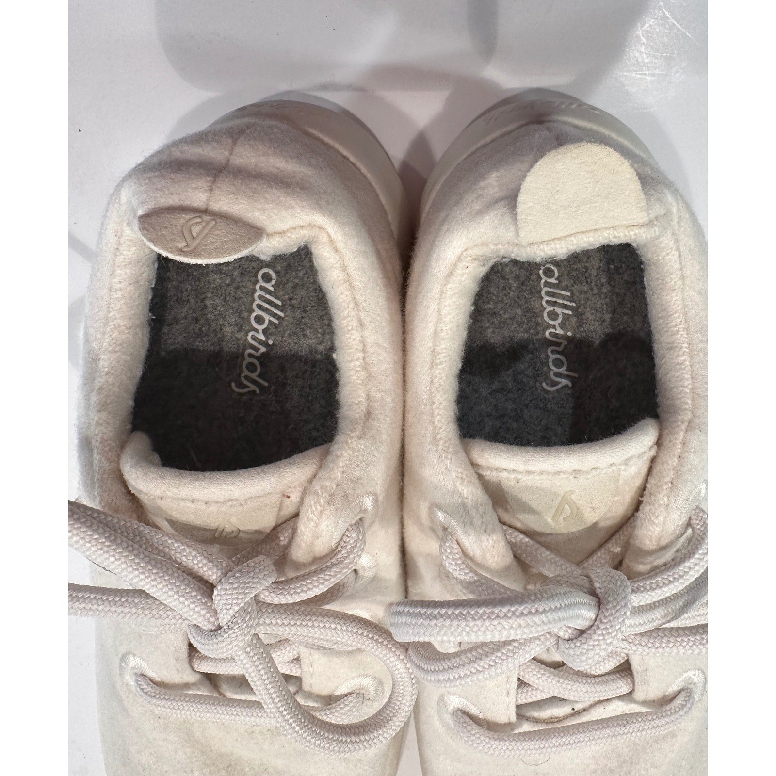 Allbirds Womens Wool Runner Sneakers Cream Off White Merino Wool Size 6 WRW6 thumbnail 7