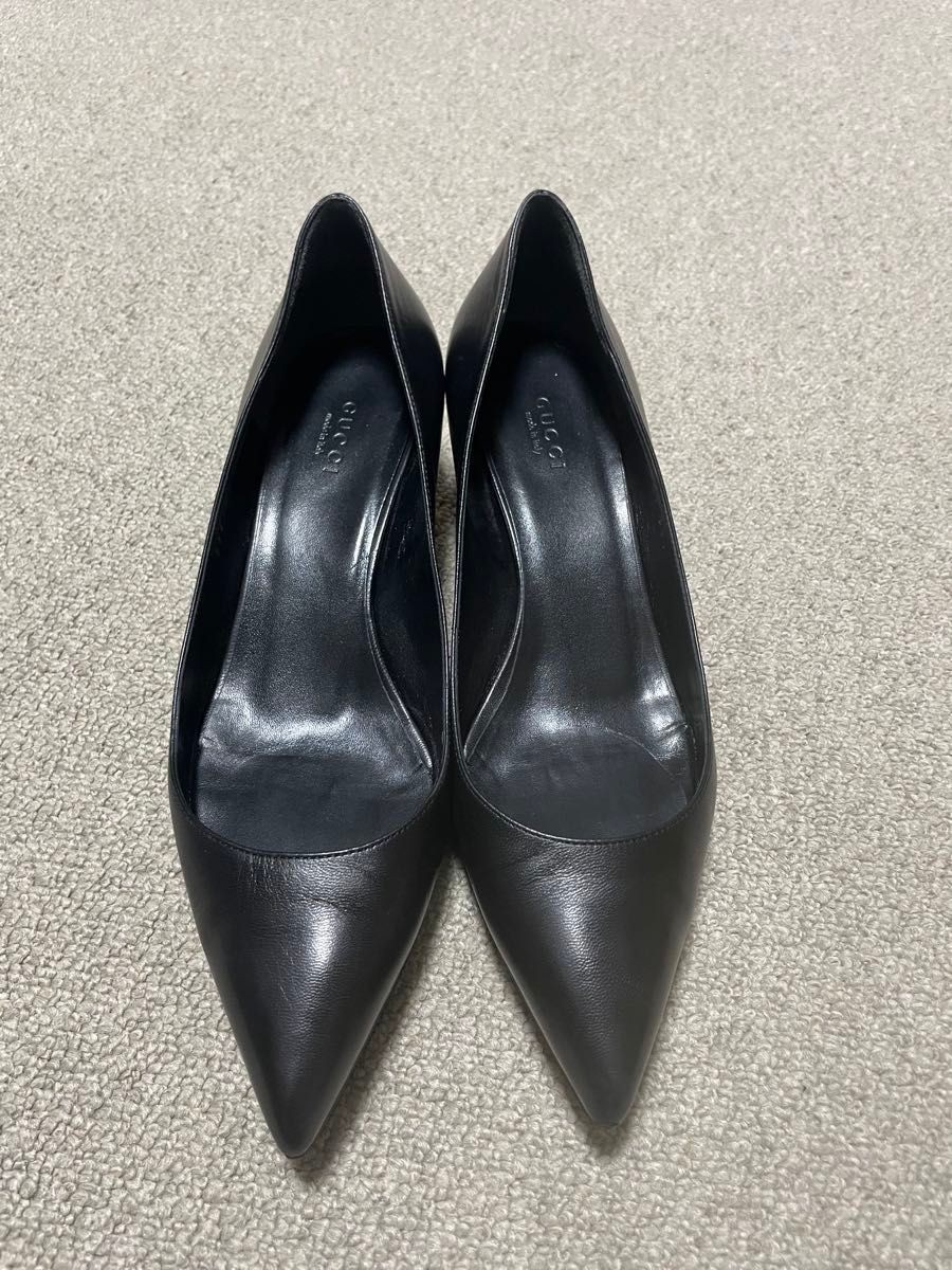 GUCCI Pumps Heel Horsebit Leather Black EU38.5/US8.5 113330c thumbnail 22