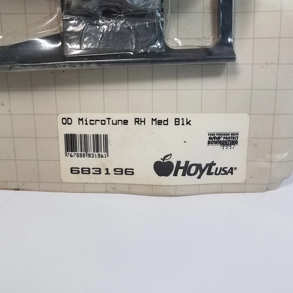 Vintage Hoyt USA OD Microtune RH Medium Black Arrow Rest NOS - Image 3 of 4