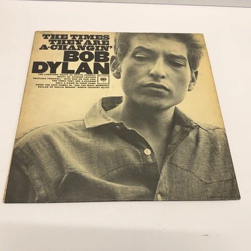 Rare Bob Dylan The Times They Are A-Changin' - Original Two Eye Stereo - Player