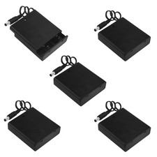 WMYCONGCONG 5 PCS 4 AA Battery Holder with Switch 6V Case Holder...