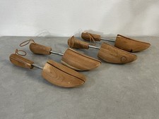 2 Pairs Vintage Wooden Solid Wood Cedar Shoe Shapers Stretchers Men  s 12  Long