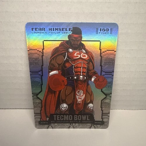 Bo Jackson Battle Arena Tecmo Bowl Fear Himself aka Lawrence Taylor Red BF