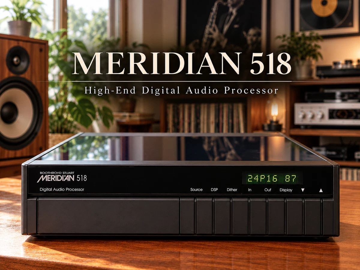 MERIDIAN 518 🌈RaRe🌈 Vintage Digital PreAmplifier Processor