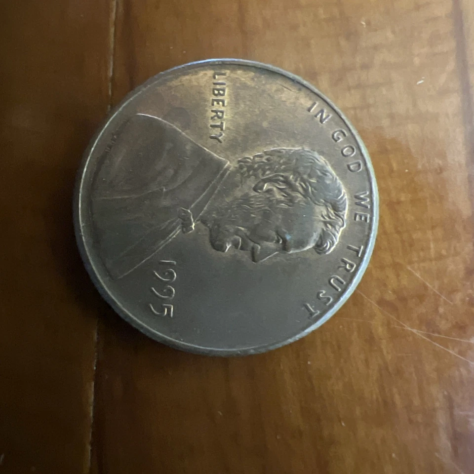 1995 Lincoln Cent Doubled Die Obverse DDO Penny Error - Image 2 of 4