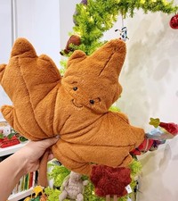 For Nature Lovers: Jellycat Woodland Maple Leaf Plush, Birthday Gift Tags+Bag