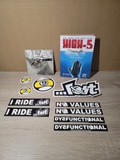 "High-5" TRANSWORLD SURF DVD & "9 Lives" SECTOR 9 DVD + Surf Stickers! 