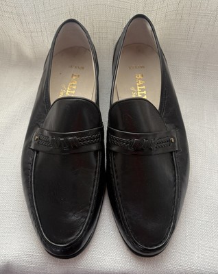 Vintage Bally Of Switzerland Black Loafers Slip On Mens Size  display picture 1