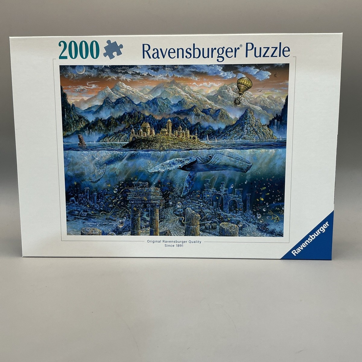 NEW & SEALED Ravensburger 16464 Wisdom Whale 2000 Pc Jigsaw Puzzle USA  SELLER