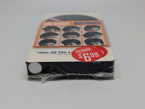 High Fidelity (VHS, 2000) w/ John Cusack Jack Black - Blockbuster Video Resealed - Foto 3 di 9