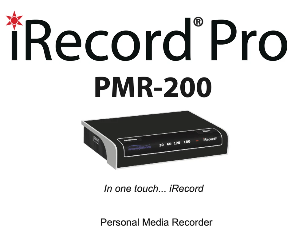 Streaming Networks iRecord Pro Personal Media Recorder - Open Box, unbenutzt