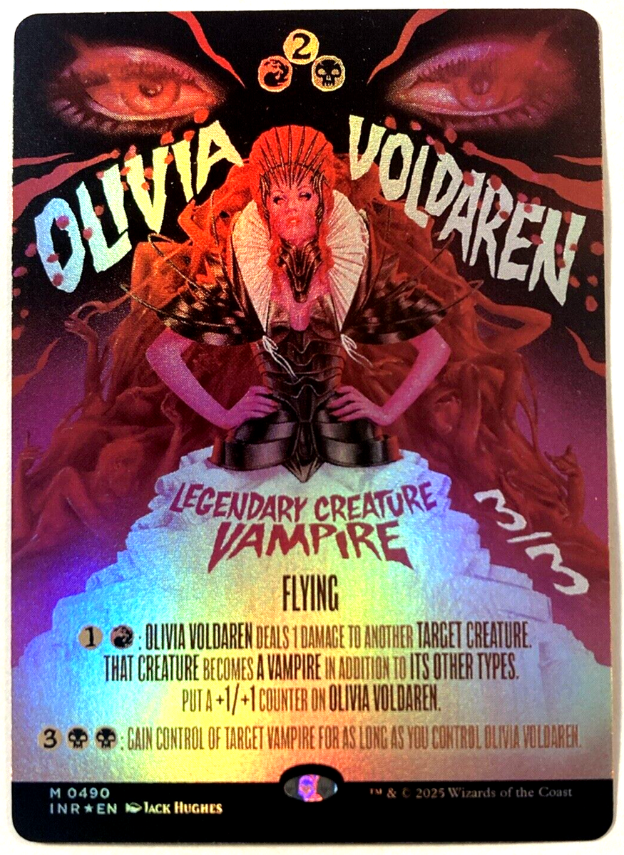MTG Olivia Voldaren SHOWCASE POSTER FOIL Innistrad Remastered 0490