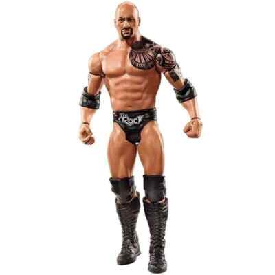 WWE THE ROCK フィギュア(直筆サイン付き？) WWE The Rock Signature Series 7