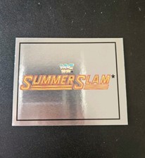 1993 Summerslam WWF Merlin WWE Wrestling Sticker Foil Card