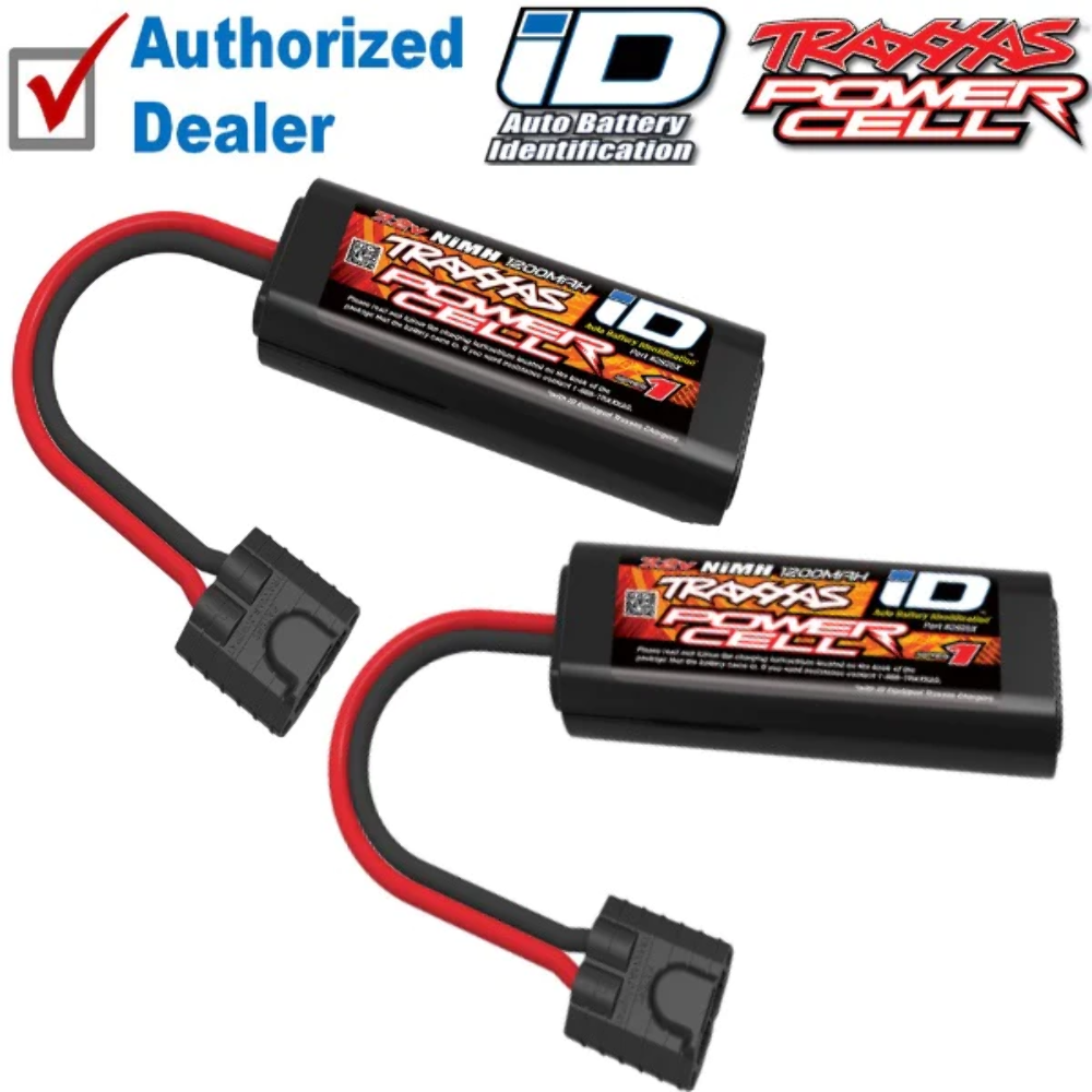 Traxxas 2925x 7.2v 1200mah Nimh Battery Pack (2) 1/16 ERevo Slash