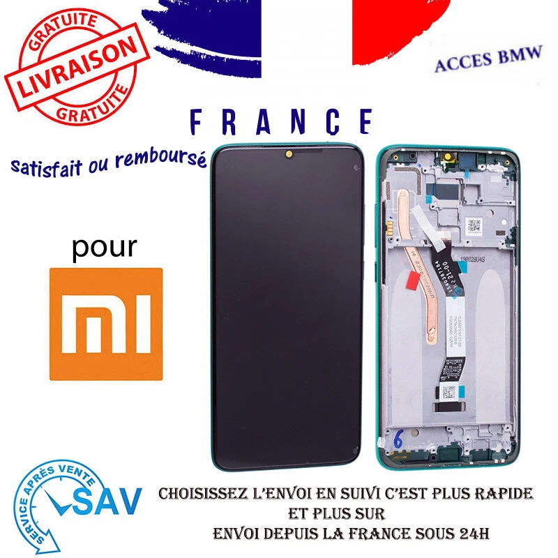 Originale Ecran LCD Complet Vert Pour Xiaomi Redmi Note 8 PRO Avec Châssis - Photo 1/1