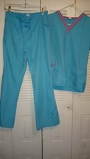 Blue DICKIES Scrub Set Top xs/Pants m --NROR