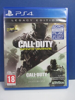 arabic PLAYSTATION 4 PS4 CALL OF DUTY INFINITE WARFARE legacy edition ...