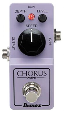 Ibanez CSMINI Mini-Größe Chorus Pedal Made in Japan Lila Analog NEU