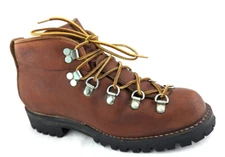 DANNER Mountaineer 46490 Vtg Brown Leather Hiking Boots USA MADE Men's 6.5 AA *