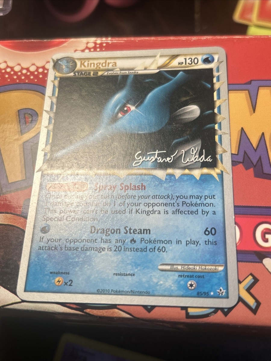 Rare 2011 Pokemon TCG World Championships Kingdra 85/95 - Gustavo
